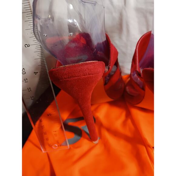 So real Heels Siler Rhinestone 6 Bling Logo Disco - Picture 9 of 14